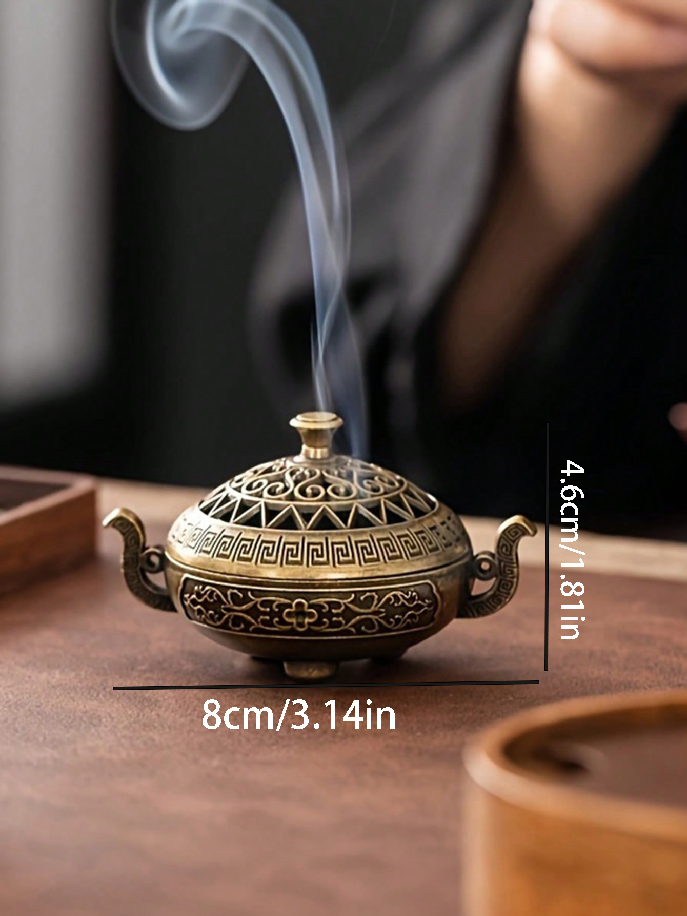 네팔 스타일 황동 향로, 요가 및 명상용 금속 아로마테 - Home Fragrance Gift 리뷰 및 가격